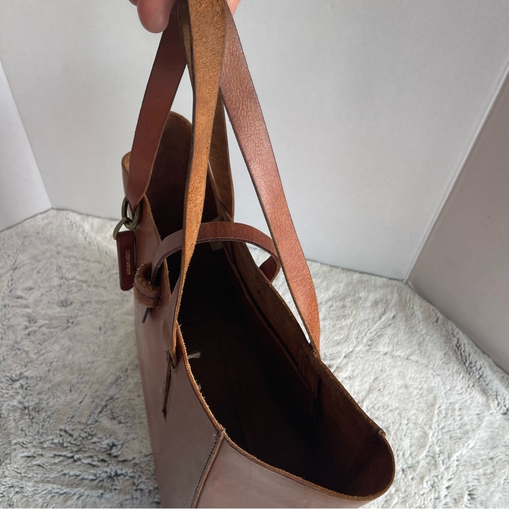 Lucky Brand Dylan Leather Tote in Tobacco - Picture 11 of 17